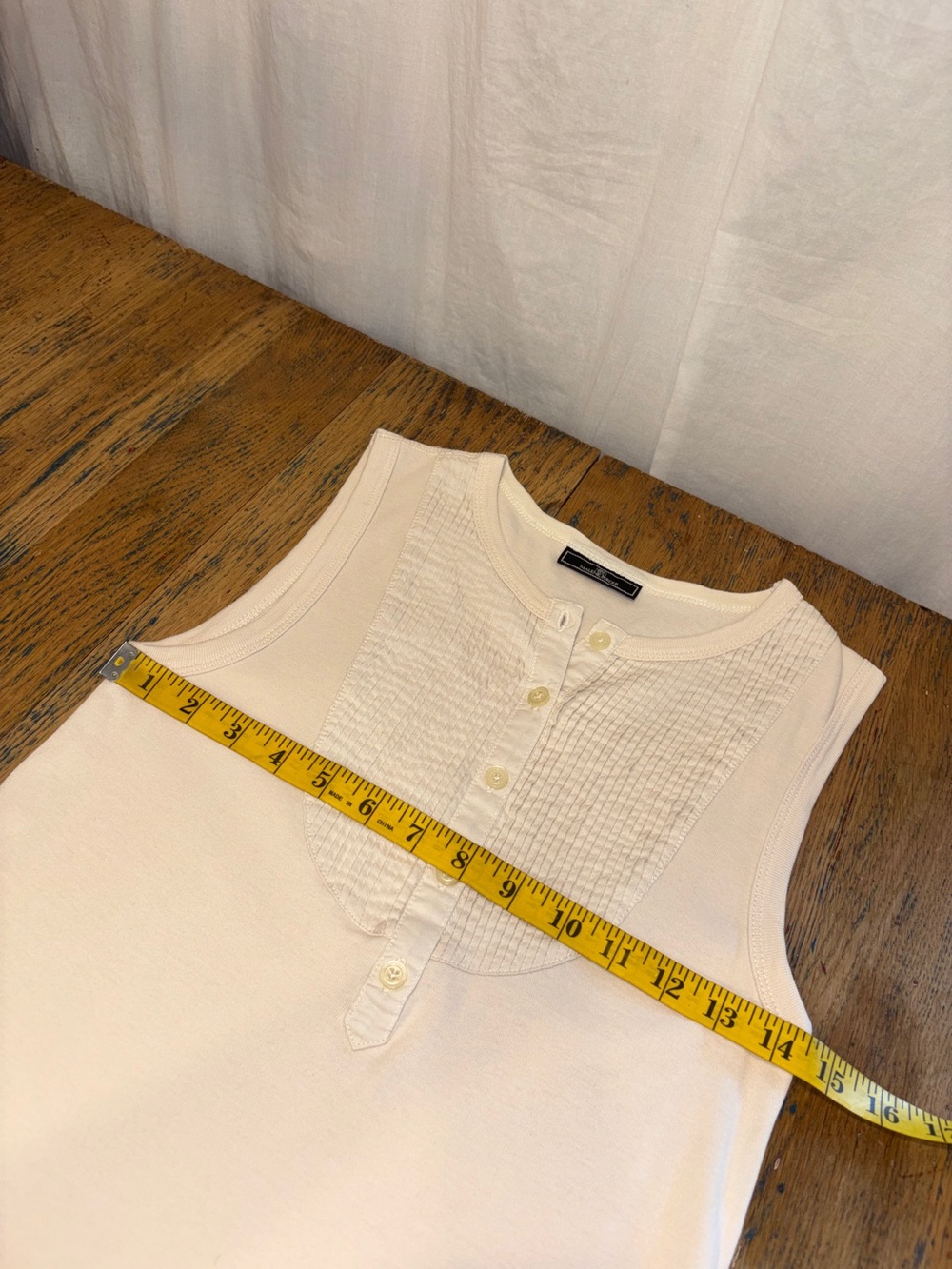 By Malene Birger Cream Fine Knit Sleeveless Top – Estimated Size XS - Picture 8 of 9
